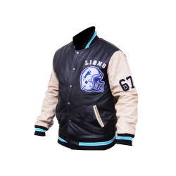 Beverly Hills Cop Axel Foley Detroit Lions Letterman Jacket