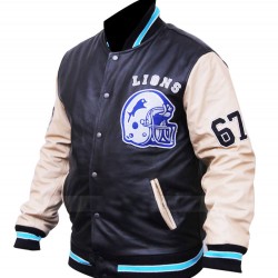 Beverly Hills Cop Axel Foley Detroit Lions Letterman Jacket