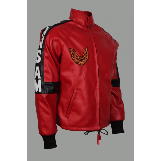 Burt Reynolds Smokey And The Bandit Out Leather Jacket With Logo