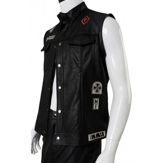 Deacon St. John Days Gone Leather Vest