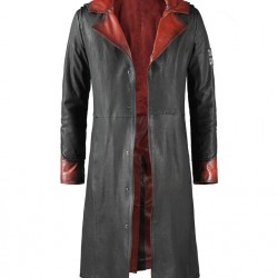 Devil May Cry 5 Dante Leather Trench Coat Costume Devil May Cry 5 Dante Leather Trench Coat Costume