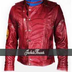 Chris Pratt Star Lord Guardian Of Galaxy Leather Jacket