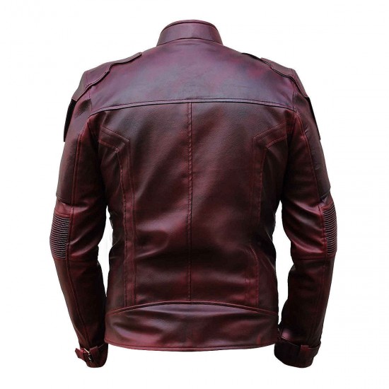 Star Lord Leather Jacket From Guardians Of The Galaxy 2