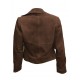 Gal Gadot Brown Leather Jacket