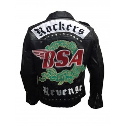 George Michael BSA Faith Rockers Revenge Leather Jacket George Michael BSA Faith Rockers Revenge Leather Jacket