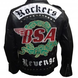 George Michael BSA Faith Rockers Revenge Leather Jacket