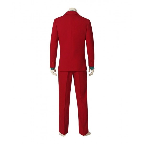 Joaquin Phoenix Arthur Fleck Joker Red Suit