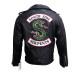 Jughead's South Side Serpents Leather Jacket And  Southside Serpent Embroidered Patch On the back side.
