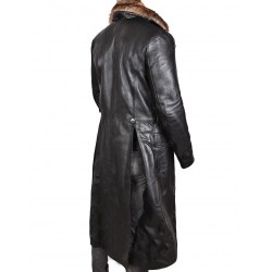 Shazam Dr Thaddeus Sivana Leather Coat