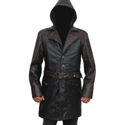 Assassin's Creed Jacob Frye’s Syndicate Leather Trench Coat Costume