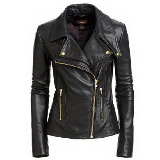 Women's Motorcycle Leather Jacket