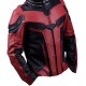 Avengers Endgame Ant Man Leather Jacket in red and black color