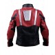 Avengers Endgame Ant Man Leather Jacket in red and black color
