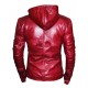 Arrow Arsenal Red Hooded Jacket