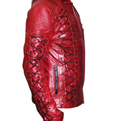 Arrow Arsenal Red Hooded Jacket
