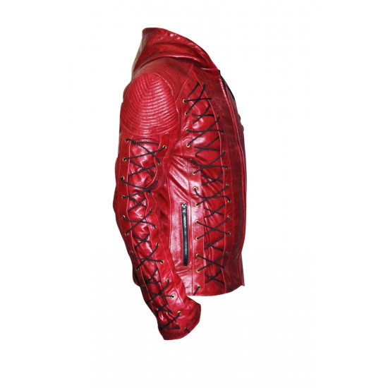 Arrow Arsenal Red Hooded Jacket