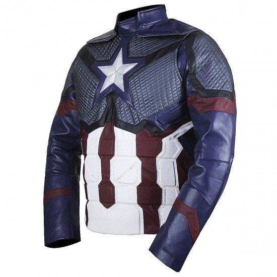 Avengers Endgame Captain America Leather Jacket
