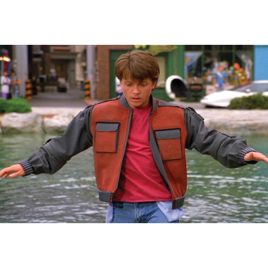 Back to the Future Marty McFly Bomber Jacket