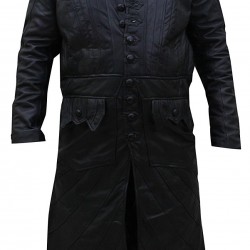 Toby Stephens Black Sails S3 Captain Flint Leather Coat