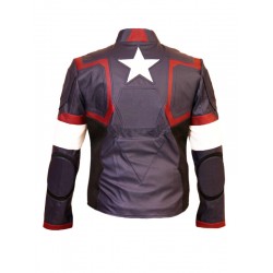 Avengers 2 Age of Ultron :Chris Evans Captain America Leather Jacket 