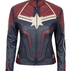Carol Danvers Captain Marvel Leather Jacket