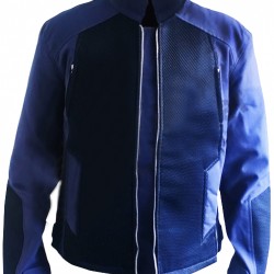 Captain America Steve Rogers Blue Cotton Jacket Captain America Steve Rogers Blue Cotton Jacket