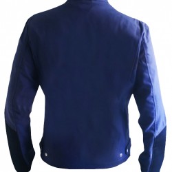 Captain America Steve Rogers Blue Cotton Jacket Captain America Steve Rogers Blue Cotton Jacket