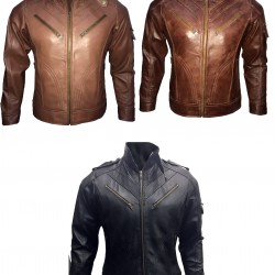 NEW Men's Cafe Racer Slim Fit Biker Vintage Motorcycle Leather Jacket NEW Men's Cafe Racer Slim Fit Biker Vintage Motorcycle Leather Jacket