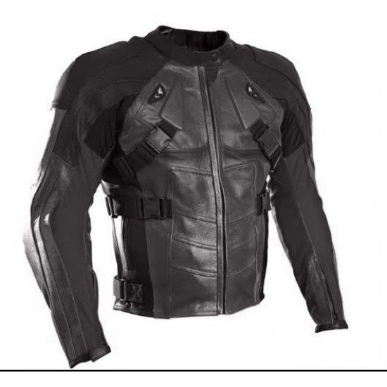 Men's Deadpool Motorcycle Leather Jacket