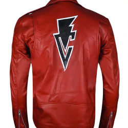 WWE Superstar Finn Balor Balor Club Red Leather Jacket