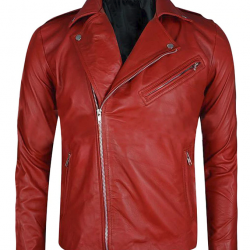 WWE Superstar Finn Balor Balor Club Red Leather Jacket