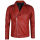 WWE Superstar Finn Balor Balor Club Red Leather Jacket