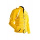 Freddie Mercury Concert Yellow Military Motorcycle Jacket