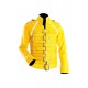 Freddie Mercury Concert Yellow Military Motorcycle Jacket