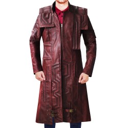 Guardian Of The Galaxy Volume 2 Chris Pratt Star Lord Leather Trench Coat Guardian Of The Galaxy Volume 2 Chris Pratt Star Lord Leather Trench Coat