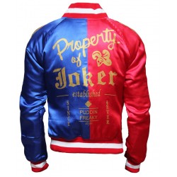 Suicide Squad Property Of Joker Harley Quinn Halloween Costume Jacket Suicide Squad Property Of Joker Harley Quinn Halloween Costume Jacket