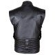 Jeremy Renner Hawkeye Vest  in brown and black color leather
