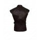Joshua Sasse Galavant Brown Leather Vest with  Adjustable waist belt
