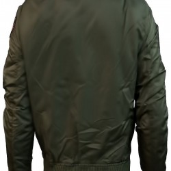 Men Army Green Top Gun Tom Cruise Fighter Jet Pilot Jacket Men Army Green Top Gun Tom Cruise Fighter Jet Pilot Jacket