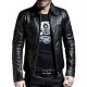 New Mens Genuine Lambskin Leather Motorcycle Jacket Slim fit Biker Jacket