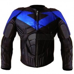New Men's NightWing Motorcycle Leather Jacket