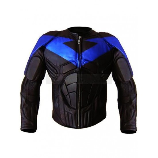 Men's Nightwing Motorcycle Leather Jacket