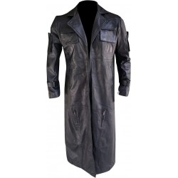 The Punisher Costume Leather Coat, Vest, Jacket