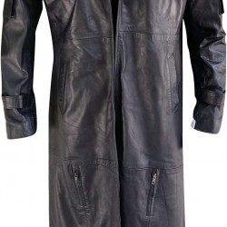 The Punisher Costume Leather Coat, Vest, Jacket