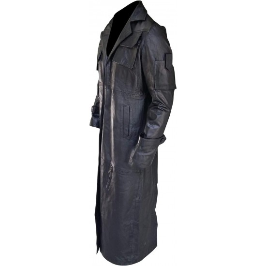 The Punisher Costume Leather Coat, Vest, Jacket