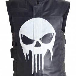 Thomas Janes The Punisher Leather Vest