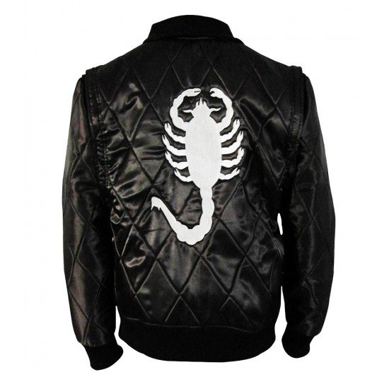 Slimfit Drive Rider Trucker Gosling Jacket With Scorpion Embroidered Patch.
