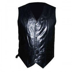 The Walking Dead Daryl Dixon Angel Wings Leather Vest Jacket