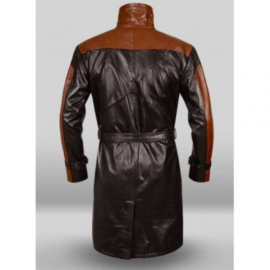 Aiden Pearce Watch Dog Leather Trench Coat