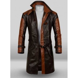 Aiden Pearce Watch Dog Leather Trench Coat Aiden Pearce Watch Dog Leather Trench Coat